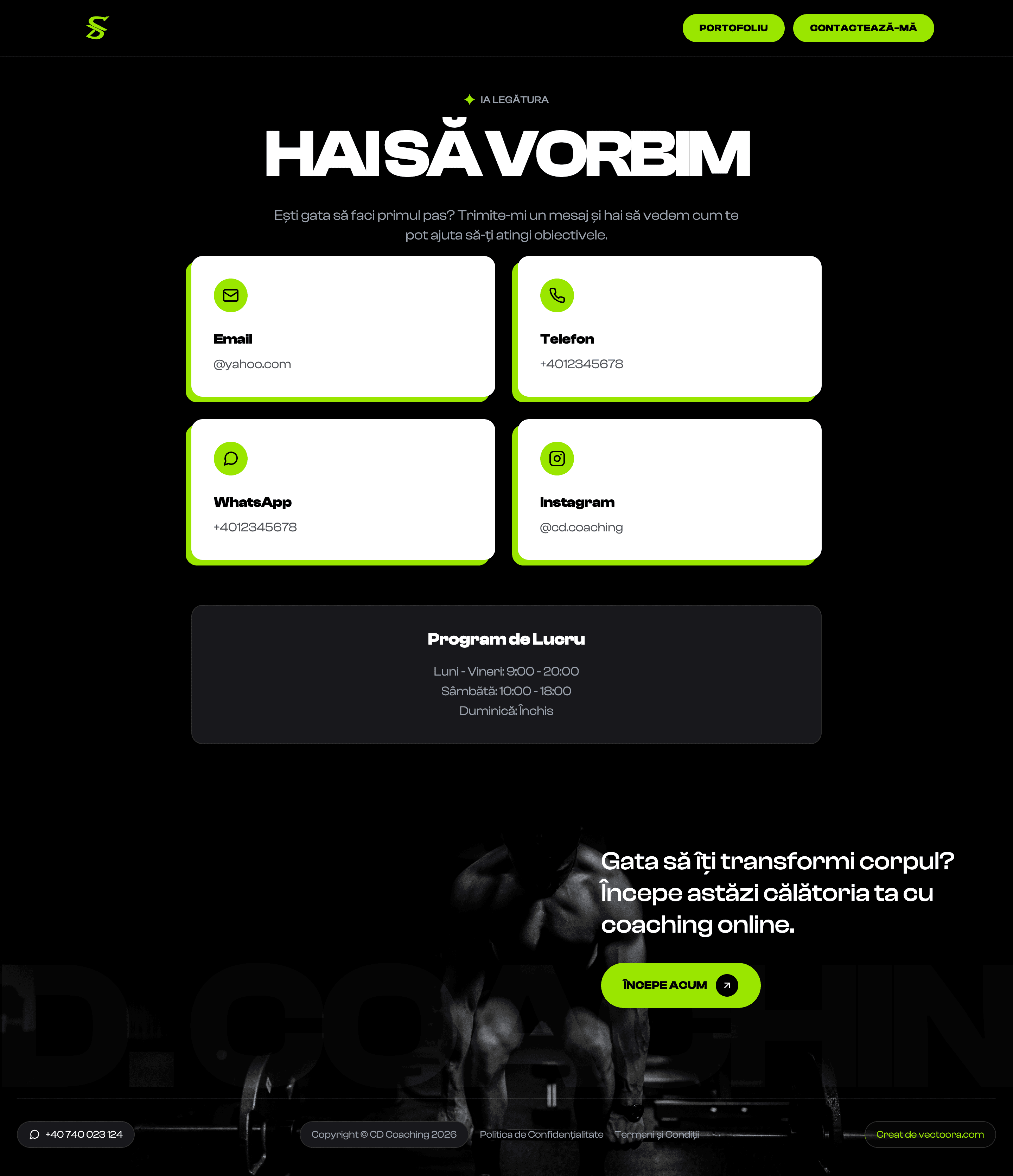 Booking & Contact System