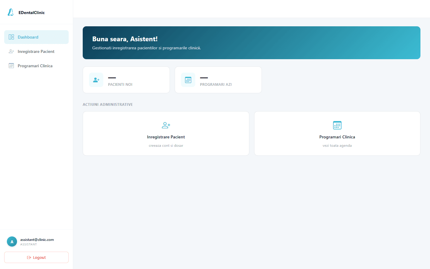 Dashboard Asistent