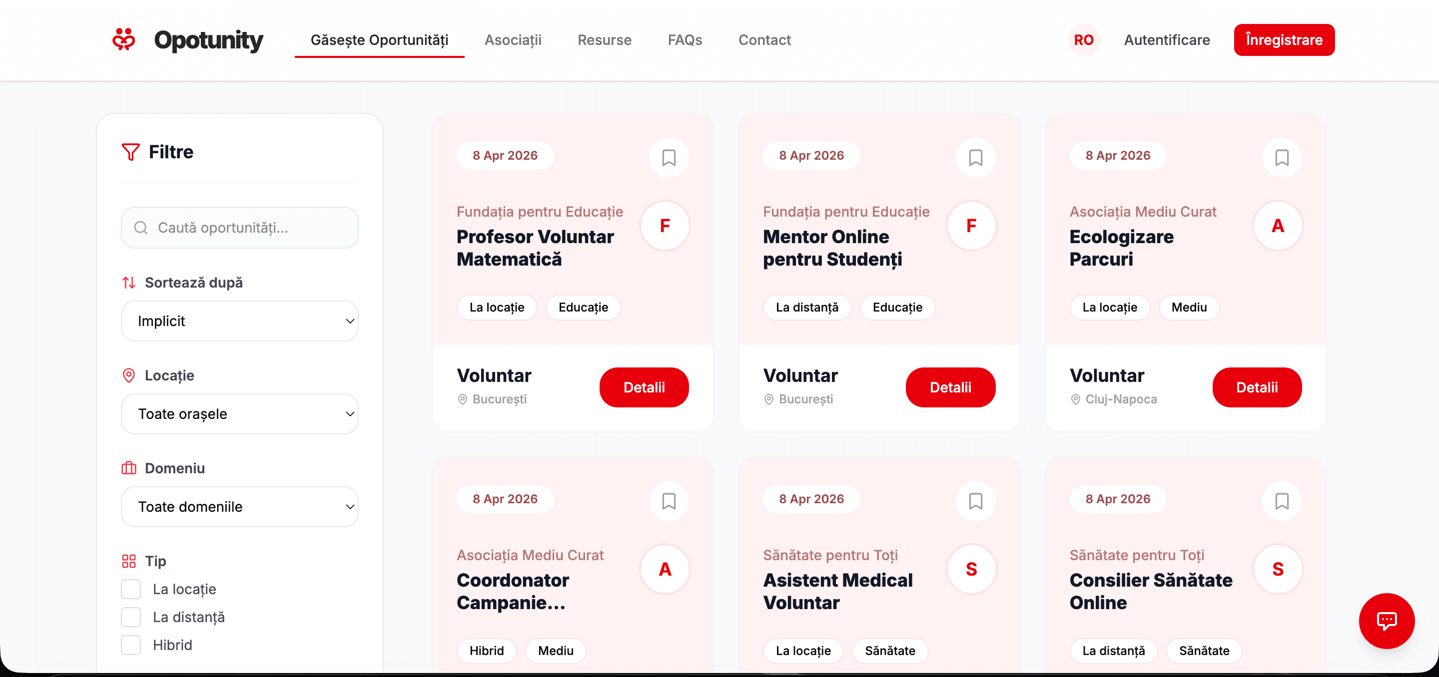 Opportunities Marketplace